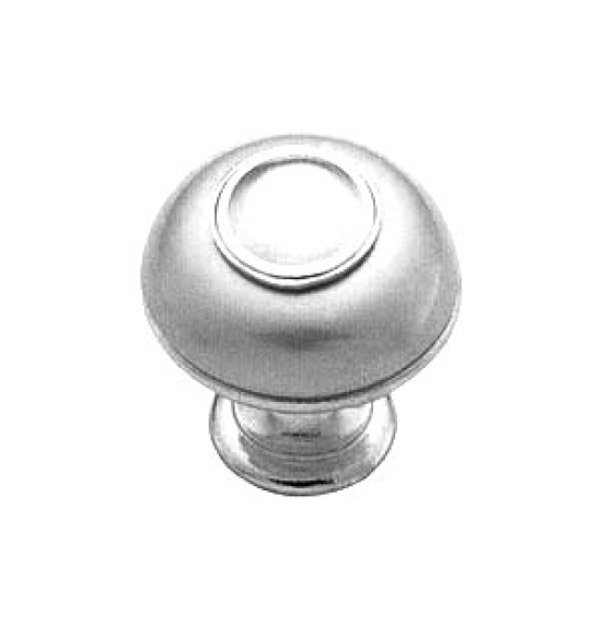 BOUTON DE MEUBLE CHROMÉ SATINÉ SÉRIE S4 REF.011275