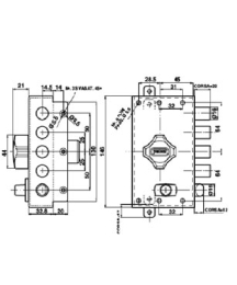 SERRURE H/S 4P 1715 POTENT